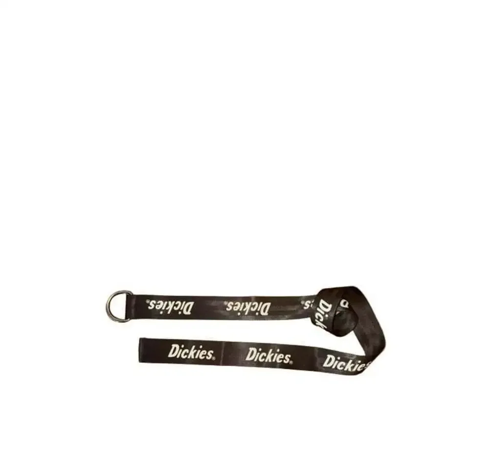 Dickies D Ring Belt Adjustable Nylon Webbing Logo 40” Skater Punk